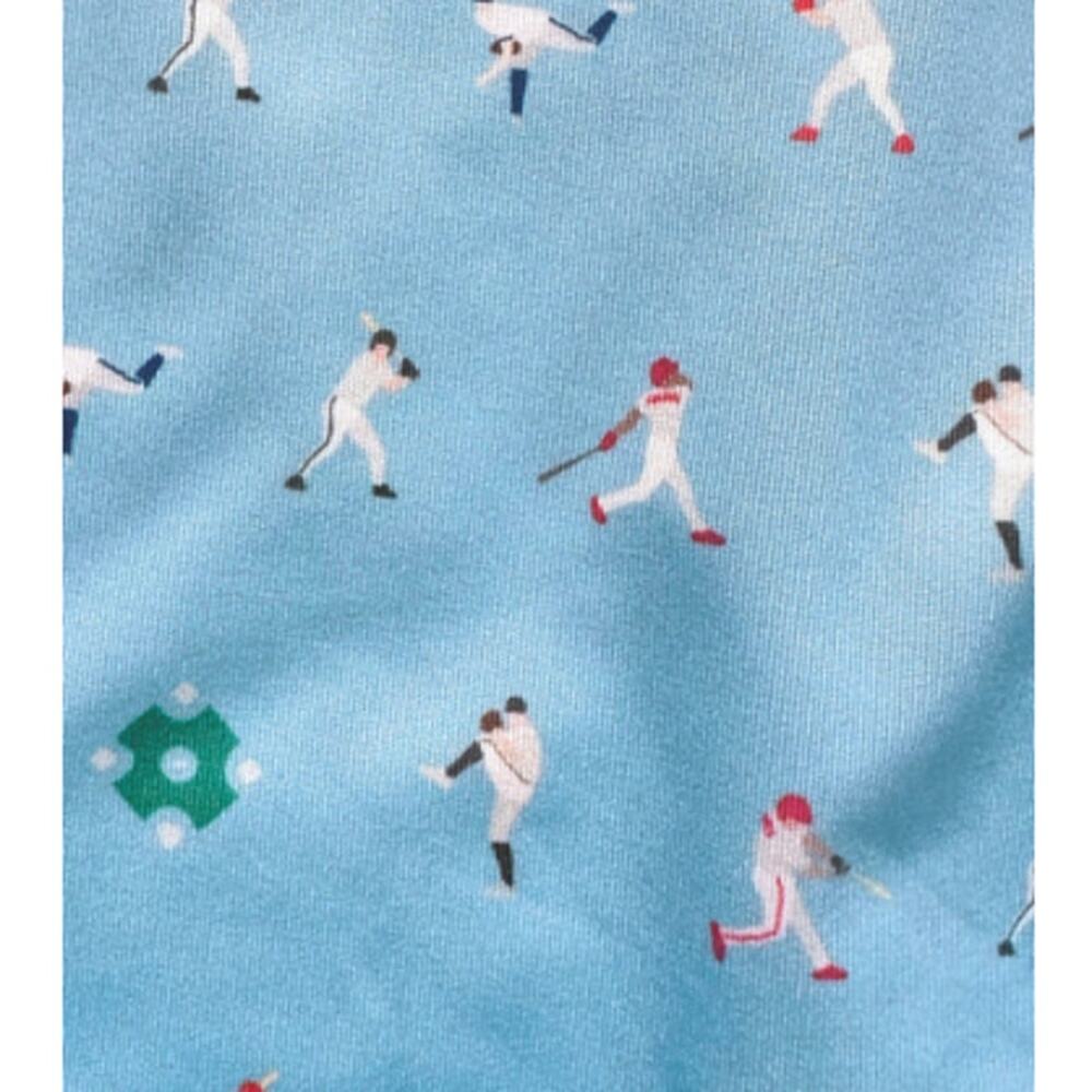 Blue Quail Baby Blue Batter Up Polo Short Sleeve Shirt Size 12 M - Picture 2 of 6